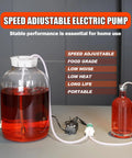 Top Notch Food Grade Self Priming Diaphragm Water Pump for hassle free beverage transfer with adjustable speed control setup.