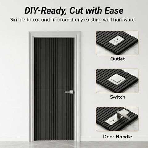 Killer Sound Blocking Acoustic Wall Panels 4 Pack No Sweat Peel And Stick Foam Tiles for Home studio setup and hardware fitting.