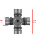 U Joint Kit For Yamaha Big Bear 350 YFM350 1986 4x4 Front Drive Shaft Replacement, steel construction, dimensions shown