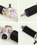 Close-up views of a Steering Gear Box Assembly For 1984 Up DS Carryall Turf Gas Or Electric Golf Carts Replacement OEM 1012452 101878302 101830901