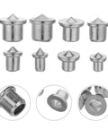 16 Piece Dowel and Tenon Center Transfer Plugs for Woodworking Drill Alignment Tool Lightweight Iron Pins for Precise Hole Location