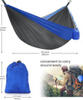 Go To Camping Hammock With Mosquito Net And Rain Fly Portable Nylon Hammock Tent With Tree Straps And Storage Bag displayed