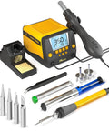 2 In 1 SMD Hot Air Rework And Soldering Station With 560W Output Preset Modes Fahrenheit Celsius Conversion Sleep Mode