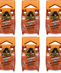 Pack of 6 Heavy Duty Packing Tape With Dispenser For Moving, Shipping And Storage, 1.88 Inch By 25 Yard, Crystal Clear, Extra Thick 3.4 Mil