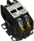 Two Pole 24V Control Contactor For Definite Purpose Use, 40A Inductive, 50A Resistive, 50/60 Hz Coil, Box Lug Quad Terminals