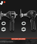 Chevy Corvette Front Outer Tie Rod End Replacement For Precision Steering And Fixing Uneven Tire Wear Fits Left Or Right Driver Or Passenger Side 1986 1996, pair with hardware