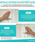 Installation guide for Rock Solid Bifold Door Lock Kit That Keeps Kiddos And Fur Babies Out Of Trouble While Blocking Finger Pinch Hazards Through A Slick Auto Click Design For Parents Dead Set On Creating Super Safe Family Habits Daily.
