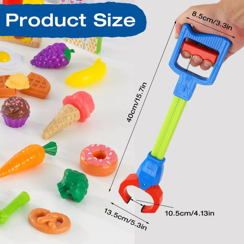 Kids Hand Grabber Toy Flexible Robot Arm Claw For Easy Picking And Grabbing Fun Claw Toy For Small Objects Green Garbage Picker Style Toy Safe Durable And Great For Little Hands Kiddo Approved