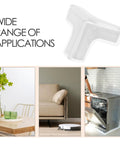 Wide range of applications for 20 Pack Soft PVC Corner Guards For Furniture Edge Safety, Kidproof Bumpers For Wardrobes And Cabinets.