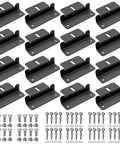 4 Pack Solar Panel Z Mounting Brackets With Aluminum Construction And 304 Stainless Steel Screws, Rust Resistant