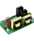 100W 28kHz Ultrasonic Cleaning Transducer with Driver Board for 220V AC DIY Kit in green and silver