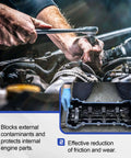 Mechanic installing 3.6L Valve Cover Gasket Seal And Intake Manifold Gasket Kit for 2011-2022 Chrysler engines, close-up view