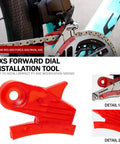 Front Derailleur Setup Tool For 12 Speed Drivetrain, DIY Friendly And Perfect For Rival AXS And Red Force, Installing Calibrator