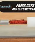 Premium Pen Press With Anodized Aluminum Base And Adjustable Assembly Rod Designed For No Sweat Assembly and snap together custom builds, pen cap assembly setup.
