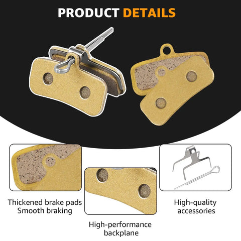 3 Piece Universal Disc Brake Pad Set For Talaria Sting R MX3 MX4 Surron Light Bee Segway X160 X260 And Super73 Electric Dirt Bikes And Ebikes, showing detailed parts and accessories
