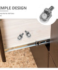 Heavy Duty Zinc Alloy Shelf Pins With Suction Cups 20 Pack For Kitchens And Wardrobes shown securing a wooden shelf