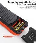 Battery compartment for 8 Channel Industrial Wireless Crane Hoist Remote Control Set For 12V 24V Overhead Bridge Cranes, open view.