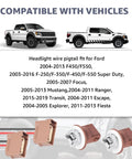 Ford Turn Signal Light Socket With 3 Wire Pigtail Direct Replacement For F-250 F-350 2004-2013 Super Duty Plug And Play socket image