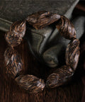 Vietnam Nha Trang Agarwood Unisex Jewelry For Men And Women Burl Scarred Black Oil Aged Raw Material Sinkable Bracelet
