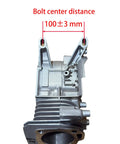 Gas Fuel Tank Kit bolt center distance 100±3 mm for GX160 GX200 GX140 engines, mounting part for go karts and mini bikes.