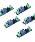 1 Channel Optocoupler Relay Module 3V/3.3V High Level Driver Isolated Drive Board for Arduino with Songle Relay 5-pack, top view