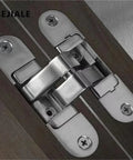 Hidden Cross Hinge Invisible Door System With Three Dimensional Adjustable 180 Degree Flat Folding Wooden Hinge for Large Right Door