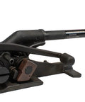 Heavy Duty Steel Strapping Tensioner With Cutter, Extra Long Handle For Maximum Torque, Easy Strap Cutting, Fits 3/4 In To 1-1/4 In Straps,.028 In To.040 In Thickness, Industrial Packaging Tool