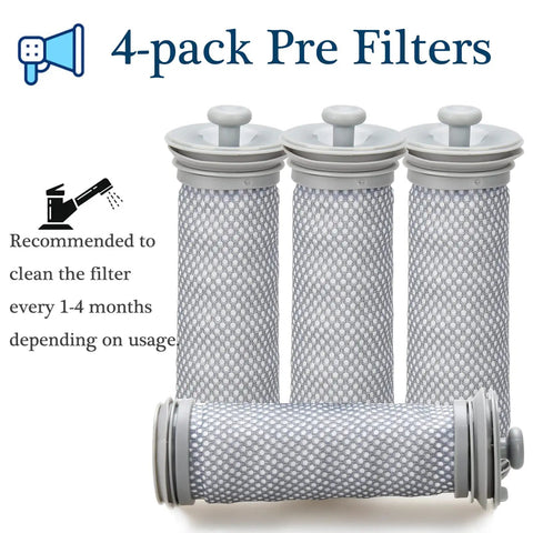 4 Pack Replacement Pre Filters For A10 A11 Hero Master Vacuums And Pure One S11 S12 Cordless Stick Vacuums with cleaning advice
