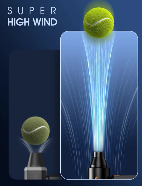 Powerful Cordless Air Duster With Brushless Motor 260000 RPM 3 Speed Adjustable Rechargeable Dust Cleaner lifting tennis ball