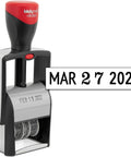 Heavy Duty Date Stamp With Rock Solid Steel Frame For Tough Daily Grind Featuring Large Month Day Year Alignment and clear date display