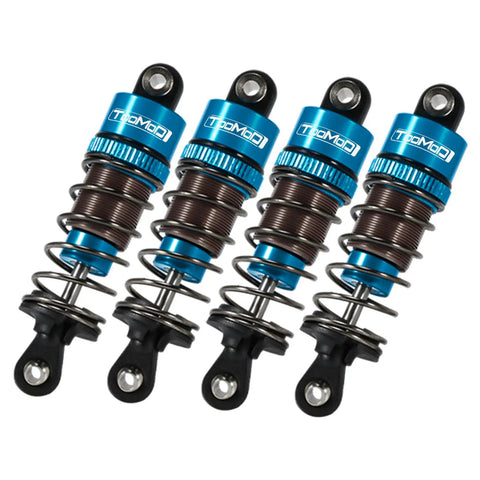 Oil Filled 62mm RC Shock Absorber Kit For Tamiya TT 01 TT 02 Hyper Go One To Fourteen H14BM 14209 Losi Upgrades in blue