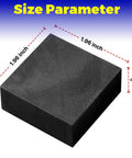 Four Pack Graphite Ingot Blocks For Metal Melting And Casting Molds Pro Grade High Purity Ninety Nine Point Nine Percent 50x50x20 mm block