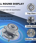 Front Wheel Bearing And Hub Assembly 5 Lug 513324 Fits Jeep Grand Cherokee 2011 2021 And Dodge Durango 2011 2023 Front Left Or Right Replacement With Easy Install