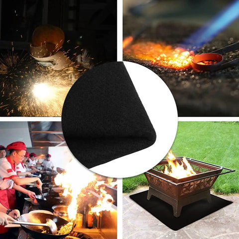 Beat The Heat High Temp Welding Blanket 6mm Thick Carbon Felt Insulation used in diverse high heat environments