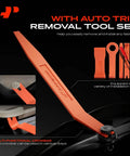 Auto trim removal tool set with multi-functional crowbar for Honda CR-V 2002-2011 Grab-and-Go 230 Piece Car Body Must-Have Fastener Kit