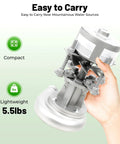 Hand holding compact Beefy 1000W Hydro Turbine Generator For Off Grid Backup Power At Home with lightweight design