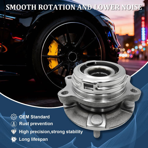 Front Wheel Hub Bearing Assembly 5 Lug Fits Nissan Altima 2007-2018, Maxima 2009-2021 product image