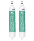 RPWFE Refrigerator Water Filter Pack Of 2 Genuine Replacement Filter Certified To Reduce Lead, Chlorine, Sulfur, PFOA PFOS