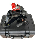 Heavy Duty Hydraulic Torque Wrench With 1 1/2 Inch Square Drive Delivering 742 To 7420 Nm Torque on protective case.