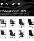 Waterproof Stretch Office Chair Cover With Durable Zipper Washable Removable Spandex Slipcover For Desk Chairs example