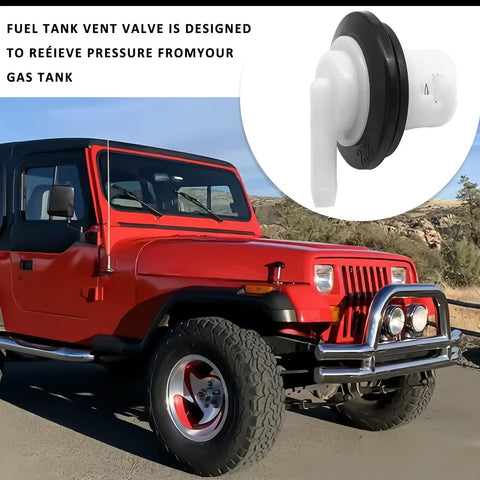 Two Pack Fuel Tank Vent Valve And Grommet Kit For Jeep Wrangler 84-96 Grand Cherokee 93-96 And Comanche gas tank vent