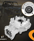 Beefy Rear Final Gear Differential Assembly For Rancher 350 And Rancher 400 ATV Models 2000 To 2007, showcasing metal construction