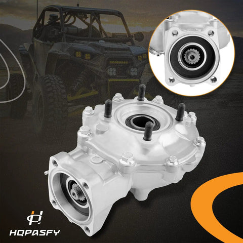 Beefy Rear Final Gear Differential Assembly For Rancher 350 And Rancher 400 ATV Models 2000 To 2007, showcasing metal construction