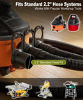 Slick 2.2 Inch Woodworking Dust Collector 3 Way Splitter With Independent Blast Gates for smooth vacuum redirection.