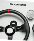 Racing Car Steering Wheel Adapter Plate Easy Install Built Tough Wheel Riser with durable steel, shown with car accessories