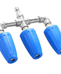 3-In-1 Turbo Nozzle For Pressure Washer With 360 Degree Rotating Jet Streams That Clean Tough Grime Fast And Make Scrubbing Way Easier
