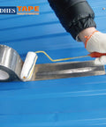 Aluminum Foil Tape Heat Resistant 80C To 100C 50mm By 64m 30 Roll Set used on blue metal surface