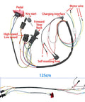 DIY 24V Motor Gearbox And Wire Harness Upgrade Kit For Ride On Toys Self Made Cars Switch Motor Gearbox Set Wiring Diagram