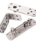 Beefy Heavy Duty Hidden Door Hardware For Wood Secret Door Bookcase With 600 Pound Load And 180 Degree Rotation Stainless Steel Invisibles