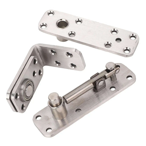 Beefy Heavy Duty Hidden Door Hardware For Wood Secret Door Bookcase With 600 Pound Load And 180 Degree Rotation Stainless Steel Invisibles
